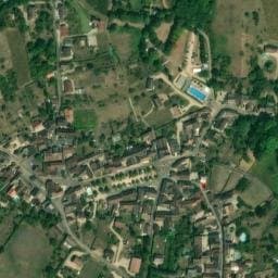 Vue satellite de Camping Municipal Saint-Jean-de-Vaux à Saint-Jean-de-Vaux