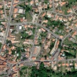 Vue satellite de L'Aire du Verger à Saint-Étienne-du-Bois