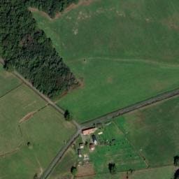 Vue satellite de Camping à la ferme du Domaine Neuf à Saint-Hilaire-Fontaine