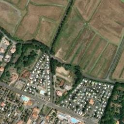Vue satellite de L'océan à Saint-Jean-de-Monts
