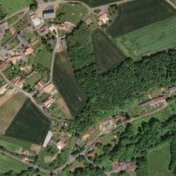 Vue satellite de Accueil camping car (hors camping) - EARL Canards gras du Cébron à Louin