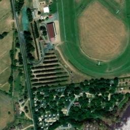 Vue satellite de Camping La Roche Posay Vacances à Pleumartin