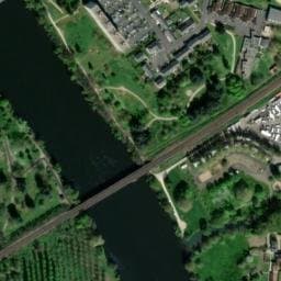 Vue satellite de Camping du Chillou à Availles-en-Châtellerault