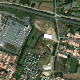 Vue satellite de Camping de la Roussière à Saint-Jean-de-Monts