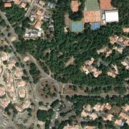Vue satellite de Aire de Camping Car des Pimprenelles à Saint-Jean-de-Monts