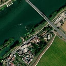 Vue satellite de Aire Chalon-sur-Saône, Saint Marcel à Lux