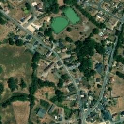 Vue satellite de Aire Camping car de Neuillay-les-Bois à La Pérouille