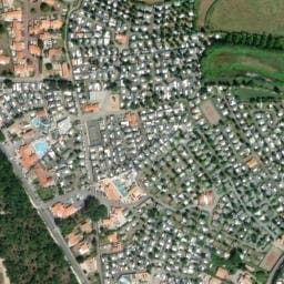 Vue satellite de La Plage à Saint-Hilaire-de-Riez