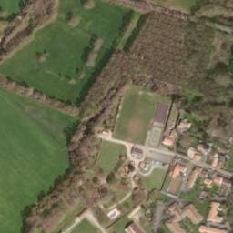 Vue satellite de Camping Municipal Résidence La Rivière à Sainte-Cécile