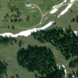 Vue satellite de Chalet-refuge du Gros Morond à Métabief