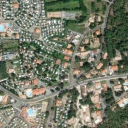 Vue satellite de La Grande Dune à Saint-Hilaire-de-Riez