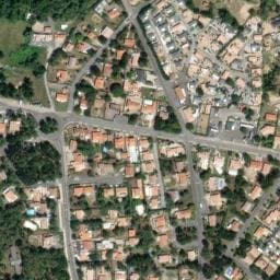 Vue satellite de Le Romarin à Saint-Hilaire-de-Riez