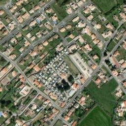Vue satellite de Aire Fenouiller, Saint-Gilles-Croix-de-Vie à Saint-Hilaire-de-Riez