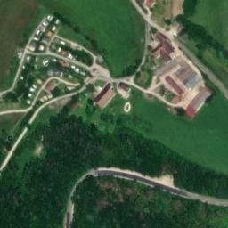 Vue satellite de Camping du Gît à Montigny-sur-l'Ain