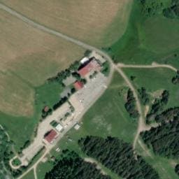 Vue satellite de Camping Municipal de la Source du Doubs à Sarrageois