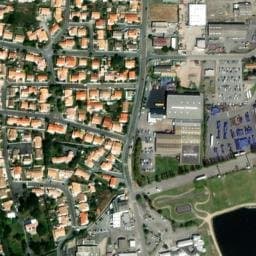 Vue satellite de Aire de Camping Car de la Rabalette à Saint-Hilaire-de-Riez