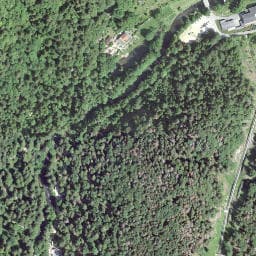 Vue satellite de Cabane de la grotte de Vallorbe à Rochejean