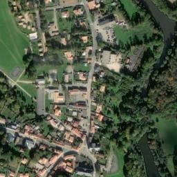 Vue satellite de Les Ouches du Jaunay à Martinet