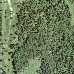Vue satellite de Cabane d'Orny II (CAS) Dent de Vaulion à Rochejean