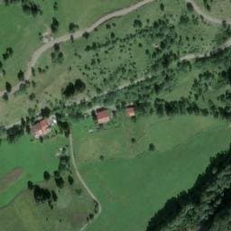 Vue satellite de Aire naturelle de camping - Le Castelblanc à Châtelblanc