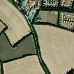 Vue satellite de Emplacements camping-cars Camping La Guyonnière à Landevieille