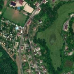Vue satellite de Camping Les Mérilles à Doucier