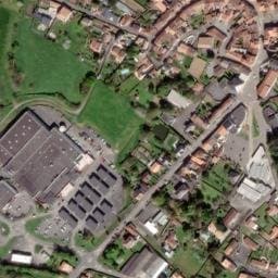 Vue satellite de Aire de service Super U La Chataigneraie à Saint-Maurice-des-Noues