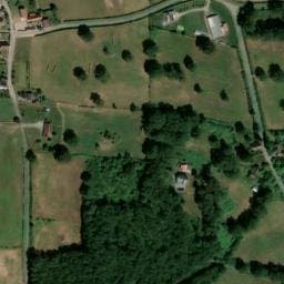 Vue satellite de Aire de stationnement France Passion à Faverdines