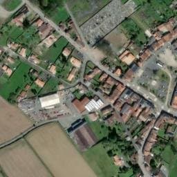 Vue satellite de Aire d'accueil municipale de camping-car de l'Absie à L'Absie
