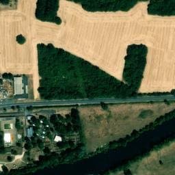 Vue satellite de Borne de camping car (camping municipal de l'Isle d'Avant) à Le Blanc