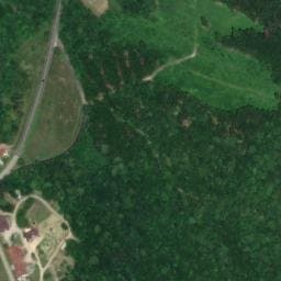 Vue satellite de Scierie des Lacs à Denezières