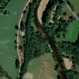 Vue satellite de Camping municipal La Plage du Cher à La Perche