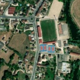 Vue satellite de Camping de Louhans "Les Trois Rivières" à Louhans