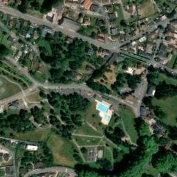Vue satellite de Aire Camping-car à Bourbon-Lancy