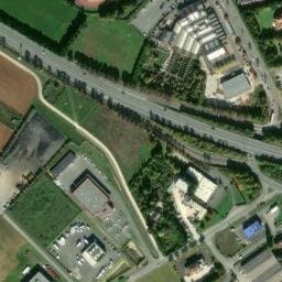 Vue satellite de Aire de camping-car à Biard à Biard