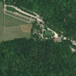 Vue satellite de Camping du Hérisson à Menétrux-en-Joux