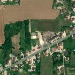 Vue satellite de Aire de service et stationnement pour les campings-cars à Bantanges
