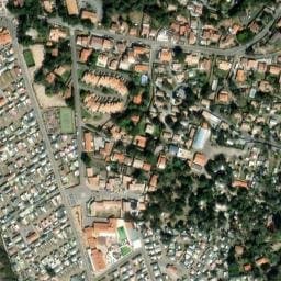 Vue satellite de Amitié et Nature à Brem-sur-Mer