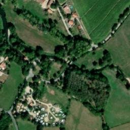 Vue satellite de Camping Le Moulin de Rambourg à Nesmy
