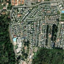 Vue satellite de Camping l'Océan à Brem-sur-Mer
