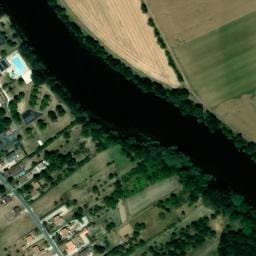 Vue satellite de Camping municipal (5) à Bonnes