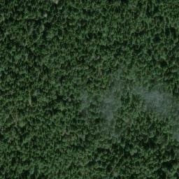 Vue satellite de Abri des Myrtilles à Lac-des-Rouges-Truites