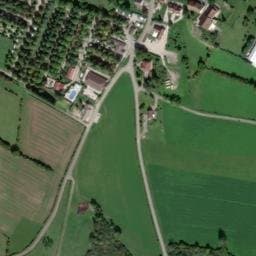 Vue satellite de Camping site et paysage Beauregard à Mesnois