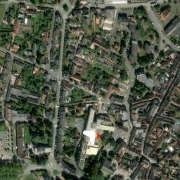 Vue satellite de Aire de service et aire de stationnement pour camping-cars à La Châtre