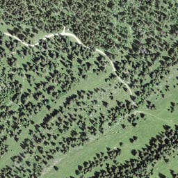 Vue satellite de Refuge du Bois Carré à Bois-d'Amont