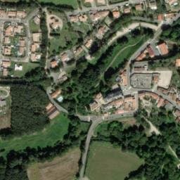 Vue satellite de Aire de camping-car à Grosbreuil à Grosbreuil