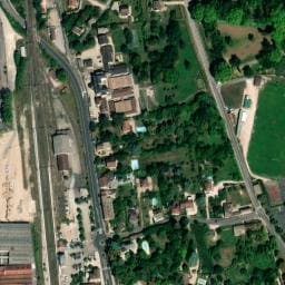Vue satellite de Aire de camping-car à Boyer à Boyer
