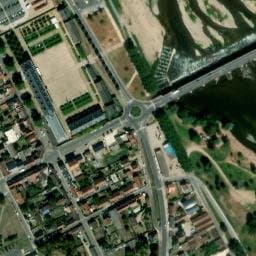 Vue satellite de Aire naturelle de la Maison diocésaine à Moulins
