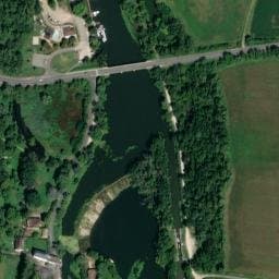 Vue satellite de Camping Les bords de Seille à Cuisery