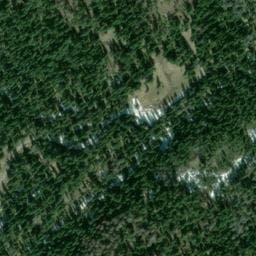 Vue satellite de Cabane du Plan de la Citerne à Bois-d'Amont